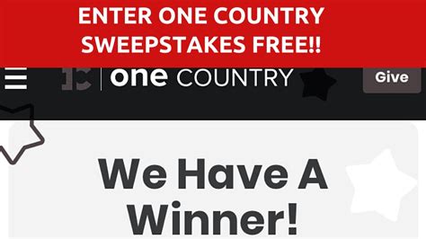 One country giveaways - Nov 7, 2023 · One Country is a website that claims to offer legitimate giveaways to the participants. These prizes include Cars, Vacations, electronic gadgets, houses, Gift cards, cash prizes, and more. Here is a list of some prizes. A 2023 GMC Yukon Denali Ultimate. A $1 million dream lake house. 